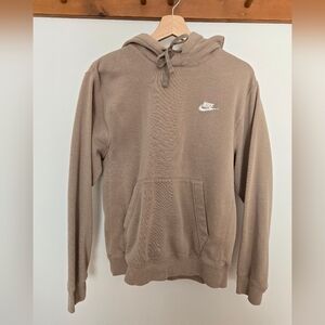 Nike Tan Hoodie with Logo
